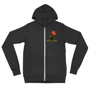 Black Power Fist - Unisex zip hoodie (3 Colors)