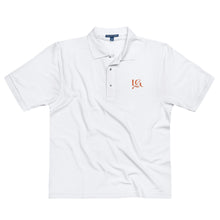 Live Golden - Embroidered Polo Shirt - Orange Logo
