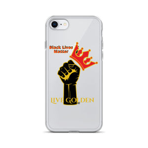 Live Golden Black Lives Matter - iPhone Cases