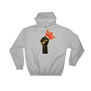 Live Golden Black Power Fist Hooded Sweatshirt (8 Colors)
