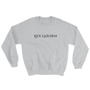 Live Golden Black Power Fist Sweatshirt