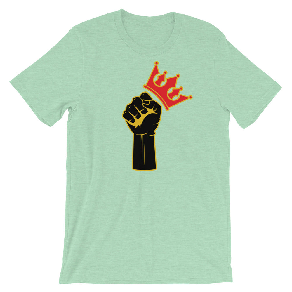 Royal Black Power Fist T-Shirt