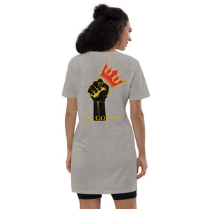 Black Power Fist - Cotton t-shirt dress (4 Colors)
