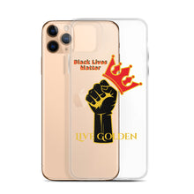 Live Golden Black Lives Matter - iPhone Cases