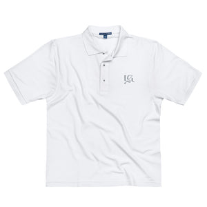 Live Golden - Embroidered Polo Shirt - Grey Logo