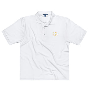 Live Golden - Embroidered Polo Shirt - Gold Logo