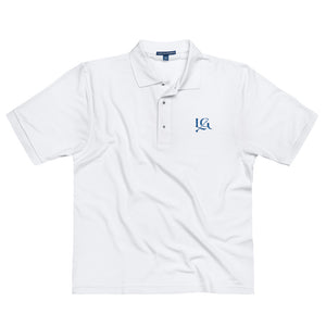 Live Golden - Embroidered Polo Shirt - Royal Blue Logo